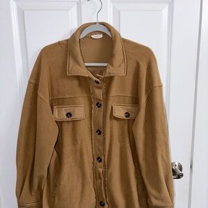 LA MIEL Brown shacket